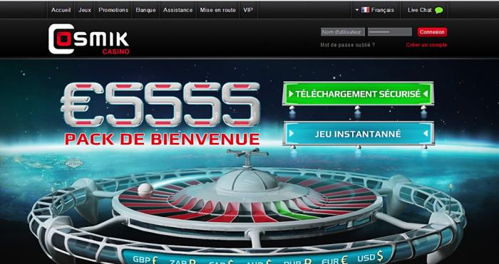 Critique de cosmik casino